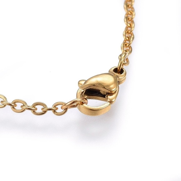 Disc Thick Necklace and Bracelet Set - Picture 8 of 8